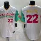 San Diego Padres #22 Mason Miller White City Connect Cool Base Stitched Jersey