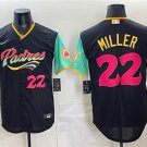 San Diego Padres #22 Mason Miller Black City Connect Cool Base Stitched Jersey