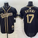 Men's Los Angeles Dodgers #17 Shohei Ohtani Black 2026 Armed Forces Day Jersey