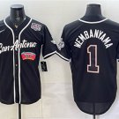 Men's San Antonio Spurs #1 Victor Wembanyama Black USA 250' Patch Stitched Jersey