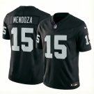 Las Vegas Raiders 15 Fernando Mendoza Black F.U.S.E. Vapor Football Jersey