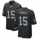 Mens Las Vegas Raiders #15 Fernando Mendoza Black Limited Jersey
