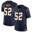 Los Angeles Chargers 52 Khalil Mack Navy 2025 F.U.S.E Vapor Limited Football Stitched Jersey