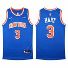 Knicks #3 Josh Hart Icon Edition Stitched Jersey Blue