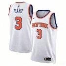 New Yok Knicks #3 Josh Hart White Association Edition Basketball Jersey 2026