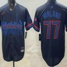 Men's Toronto Blue Jays #77 Louis Varland Black City Limited Jersey