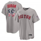 Boston Red Sox #16 Jarren Duran Grey USA 250 Fourth of July Jersey