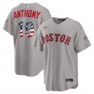 Boston Red Sox #19 Roman Anthony Grey USA 250 Fourth of July Jersey