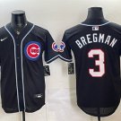 Chicago Cubs #3 Alex Bregman 2026 Black Carbon Fashion Limited Jersey