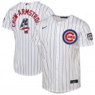 Chicago Cubs #4 Pete Crow-Armstrong White USA 250 Fourth of July Jersey
