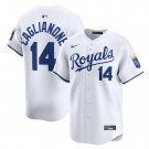 Kansas City Royals #14 Jac Caglianone White Stitched Baseball Jersey