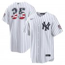 Men's New York Yankees #35 Cody Bellinger White USA 250 Fourth of July Jersey