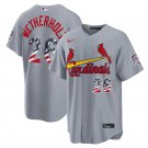 St. Louis Cardinals #26 JJ Wetherholt Grey USA 250 Fourth of July Road Jersey