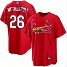 JJ Wetherholt #26 St. Louis Cardinals Red Limited Jersey