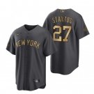 New York Yankees #27 Giancarlo Stanton 2022 All Star Jerseys Grey