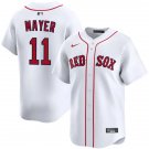 Mens Boston Red Sox #11 Marcelo Mayer White Home with Name Limted Jersey