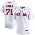 Mens Boston Red Sox #71 Connelly Early White Home with Name Limted Jersey