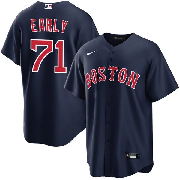 Mens Boston Red Sox 71 Connelly Early Navy Alternate Limted Jersey
