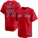 Mens Boston Red Sox #71 Connelly Early Red Alternate Limted Jersey