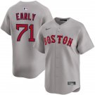 Mens Boston Red Sox #71 Connelly Early Road Grey Limted Jersey