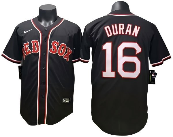 Mens Boston Red Sox #16 Jarren Duran Nike 2026 Blackout Fashion Limited Jersey