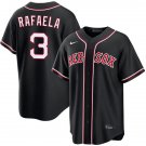 Mens Boston Red Sox #3 Ceddanne Rafaela Nike 2026 Blackout Fashion Limited Jersey