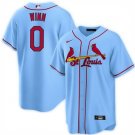 St. Louis Cardinals #0 Masyn Winn Cool Baseball Jersey Light Blue