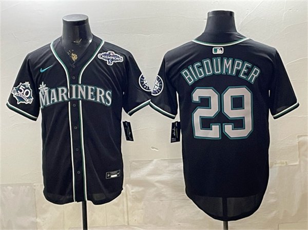 Big Dumper 50th Anniversary Black Out Style Limited Stitched Baseball Jersey