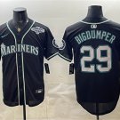 Big Dumper 50th Anniversary Black Out Style Limited Stitched Baseball Jersey
