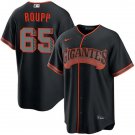 Mens San Francisco Giants #65 Landen Roupp Nike Black Gigantes Limited Jersey