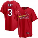 Men's St. Louis Cardinals #3 Dustin May Nike Red Alternate Limited Jersey