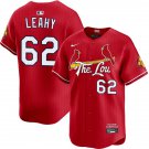 Men's St. Louis Cardinals #62 Kyle Leahy Scarlet City Connect Limited Jersey