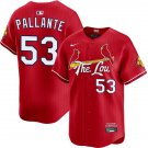 Men's St. Louis Cardinals #53 Andre Pallante Scarlet City Connect Limited Jersey