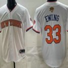 Men's New Yok Knicks #33 Patrick Ewing White 2026 Finals Patch Stitched Jersey