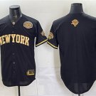 Knicks Blank Black Gold 2026 Finals & Eastern Conference Champions Patch Baseball Jersey