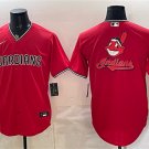 Men's Cleveland Guardians Team Big Logo Red Cool Base Stitched Baseball Jersey