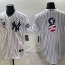 New York Yankees #8 Yogi Berra 2026 USA 250 Fourth of July Home Baseball Jersey