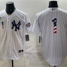 New York Yankees #1 Bobby Murcer 2026 USA 250 Fourth of July Home Baseball Jersey