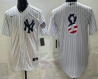 NYY #8 Yogi Berra 2026 USA 250 Patch Home Player Jersey
