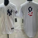 New York Yankees #8 Yogi Berra 2026 USA 250 Patch Home Baseball Jersey
