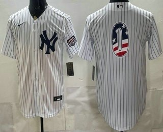 NYY #0 Marcus Stroman 2026 USA 250 Patch Home Player Jersey