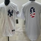 New York Yankees #0 Marcus Stroman 2026 USA 250 Patch Home Baseball Jersey