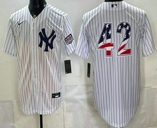 NYY #42 Mariano Rivera 2026 USA 250 Patch Home Player Jersey