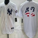 New York Yankees #42 Mariano Rivera 2026 USA 250 Patch Home Baseball Jersey