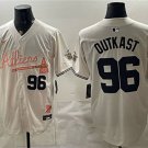 Men's Atlanta Braves #96 OutKast Cream 2024 Atliens & Peach With Outkast Patch Jersey