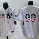 New York Yankees #99 Aaron Judge White USA 250 Fourth of July Baseball Jersey