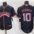 Giants #10 Casey Schmitt Black 2026 Alternate Stadium Stitched Baseball Jersey