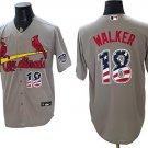 Men's St. Louis Cardinals #18 Jordan Walker Gray USA 250 Fourth of July Jersey