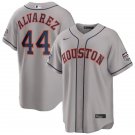 Men's Houston Astros #44 Yordan Alvarez Gray 2026 USA 250 Fourth of July Jersey