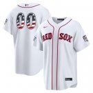 Boston Red Sox #00 Custom White 2026 All-Star Edition USA 250 Patch Jersey